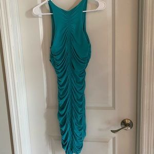 Turquoise Mini dress